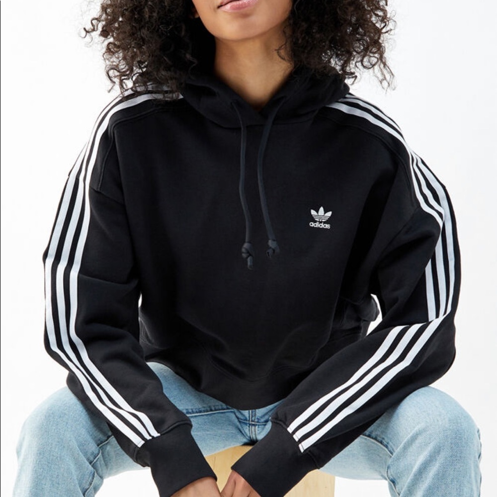 adidas cropped sweater